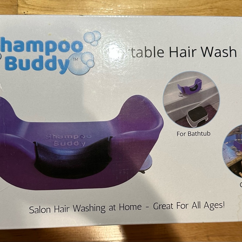 Purple Portable Hair Wash Basin
